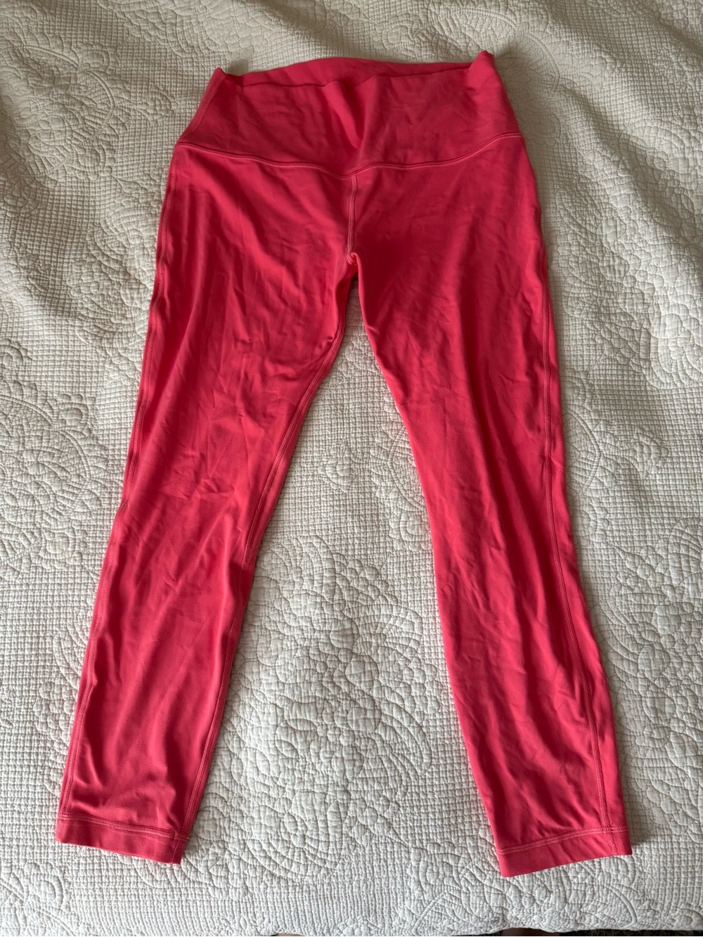 lululemon athletica Girls' Coral Pink Leggings